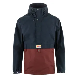 Clothing Fjallravenjackets Men Fjallraven Vardag Anorak Dark Navy / Maroon