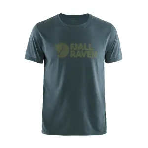 Clothing Fjallraventees Men Fjallraven Logo T-Shirt Navy