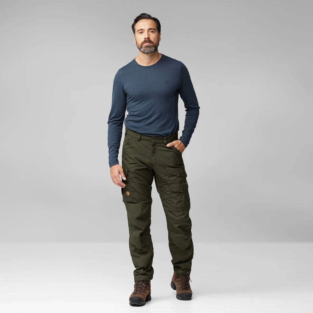 Clothing Fjallraventrousers Men Fjallraven Vidda Pro Trousers Regular Dark Olive-Black