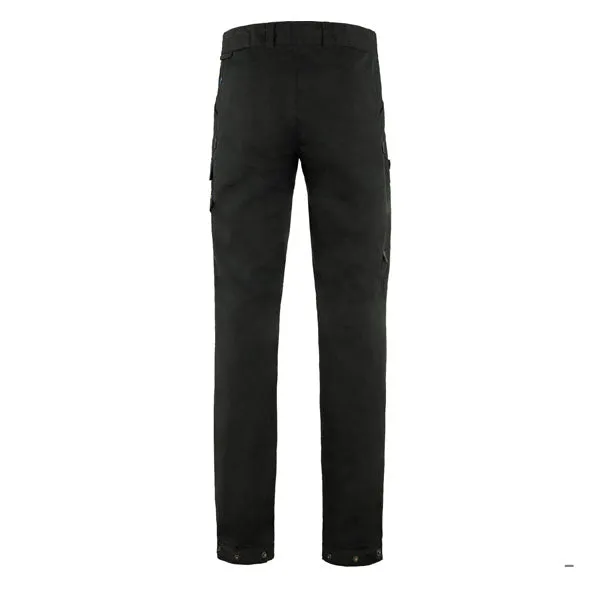 Clothing Fjallraventrousers Men Fjallraven Vidda Pro Ventilated Regular Leg Trouser Black