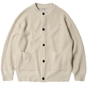 Clothing Frizmworks  Men Frizmworks Heavy Wool Round Cardigan Cream