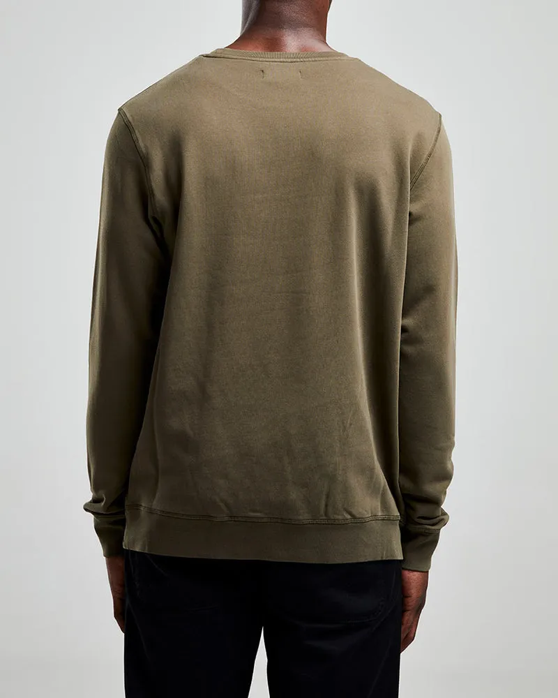 Clothing Left Hand Men Left Hand Crew Sweatshirt Olive
