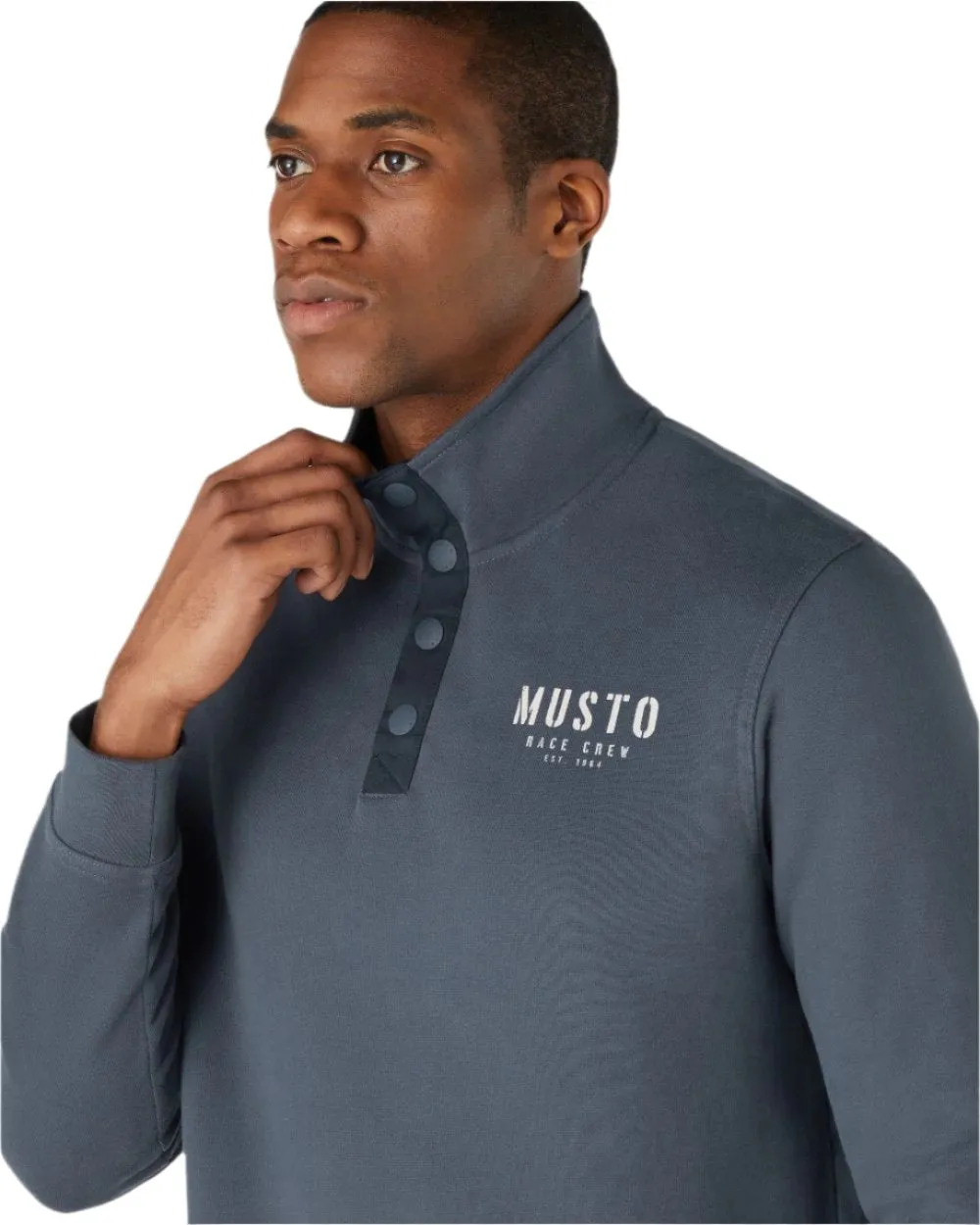 Clothing Musto Musto Mens Marina Half Snap Sweater 2.0