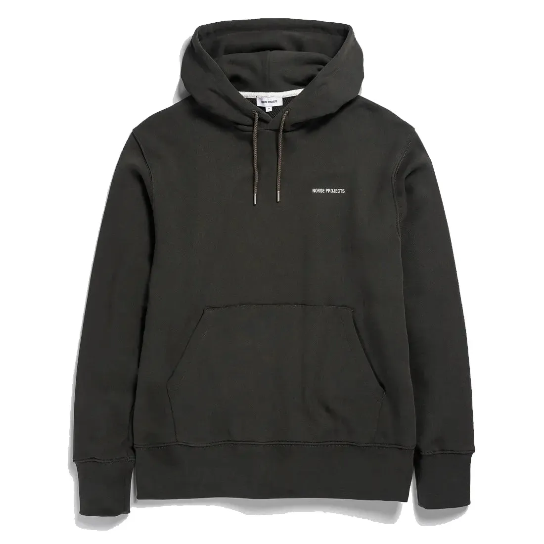Clothing Norse Projects Men Norse Projects Arne Logo Hoodie Beech Green