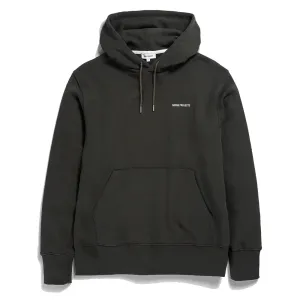 Clothing Norse Projects Men Norse Projects Arne Logo Hoodie Beech Green