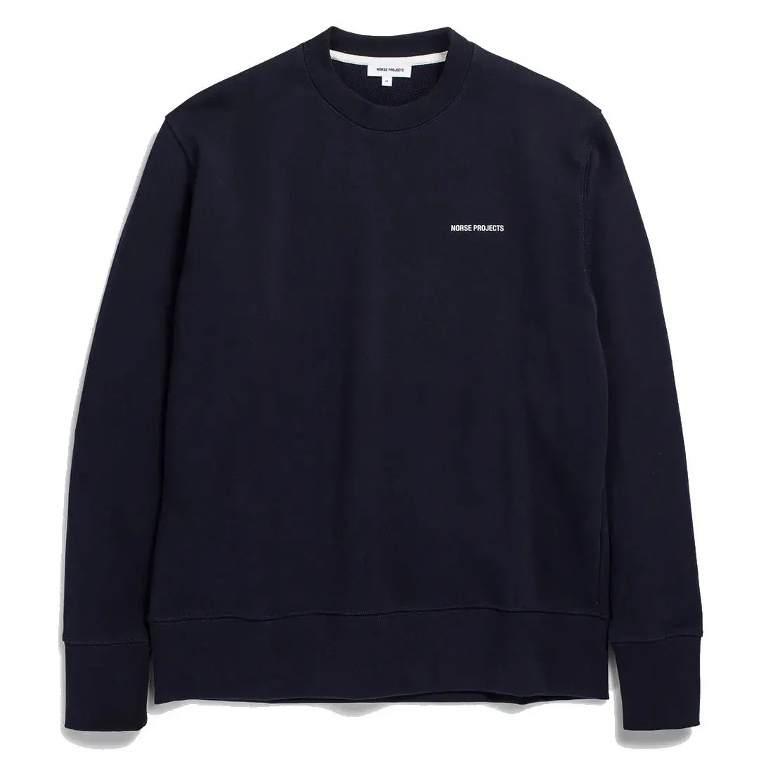 Clothing Norse Projects Men Norse Projects Arne Logo Sweat Dark Navy