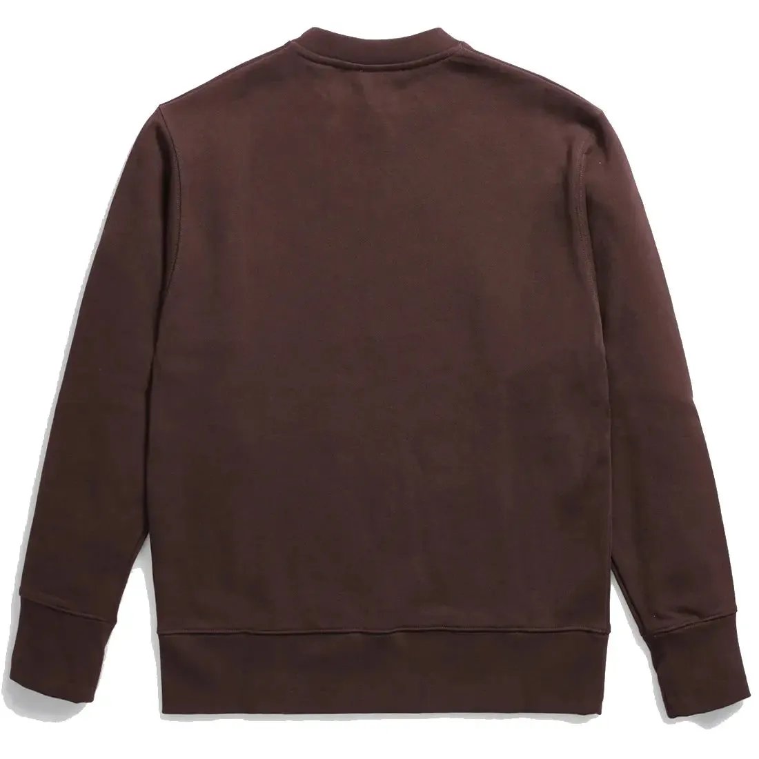 Clothing Norse Projects Men Norse Projects Arne Logo Sweat Heathland Brown