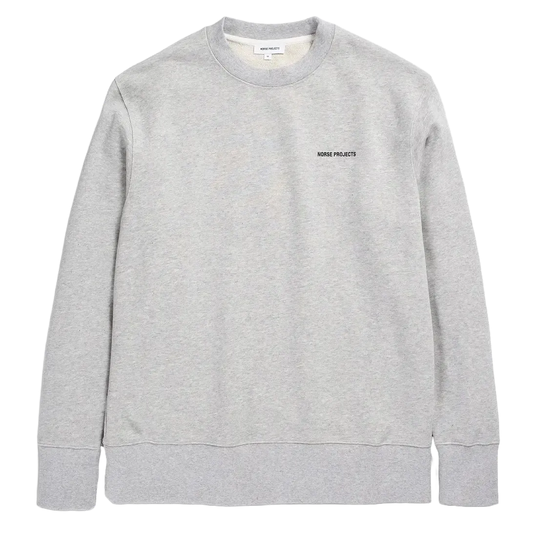 Clothing Norse Projects Men Norse Projects Arne Logo Sweat Light Grey Melange