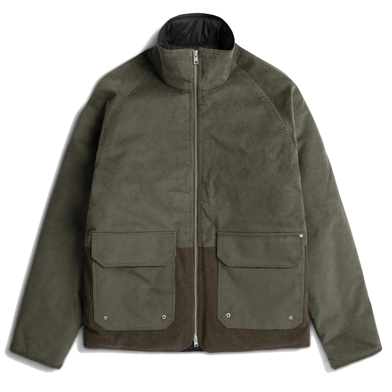 Clothing Norse Projects Men Norse Projects Hakon Solotex Jacket Corduroy Ivy Green
