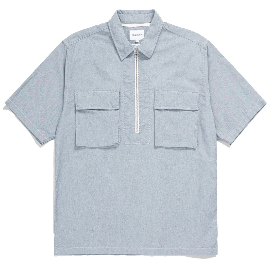 Clothing Norse Projects Men Norse Projects Ivan Cordura Tab Series SS Shirt Navy