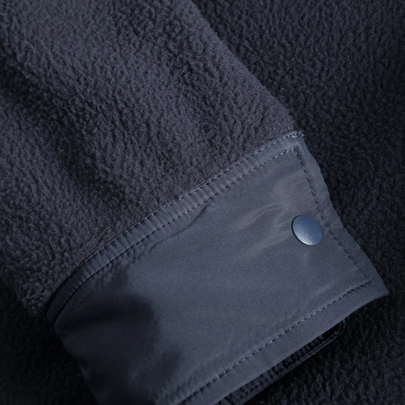 Clothing Norse Projects Men Norse Projects Ulrik Reversible Fleece Overshirt Dark Navy