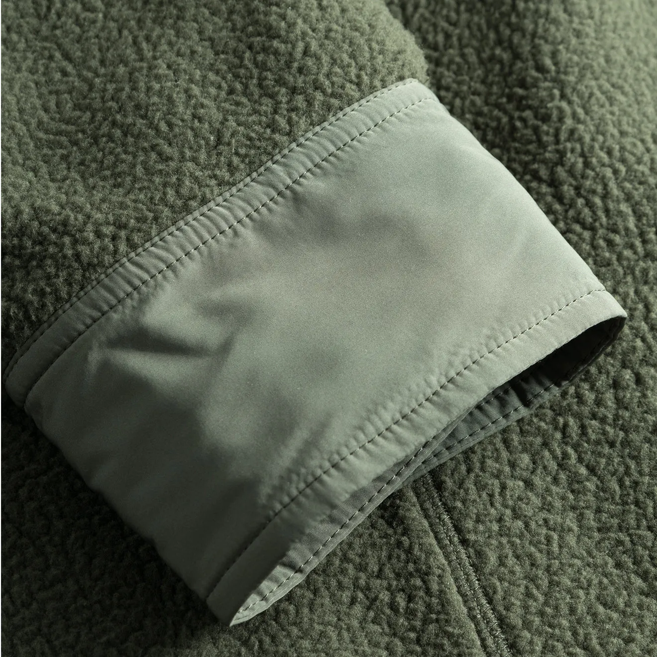 Clothing Norse Projects Men Norse Projects Ulrik Reversible Fleece Overshirt Ivy Green