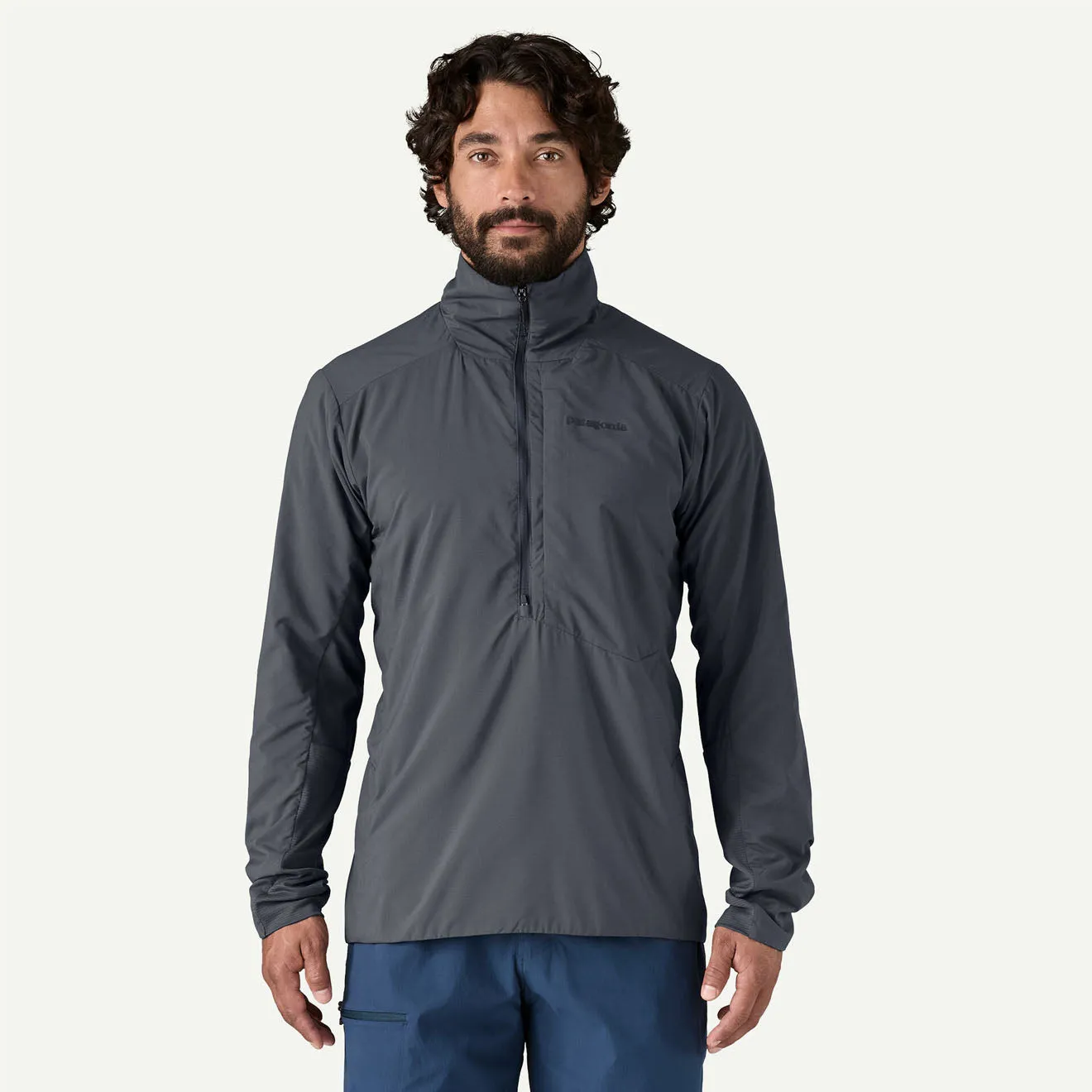 Clothing Patagoniajackets Men Patagonia Nano-Air Ultralight Pullover Smolder Blue