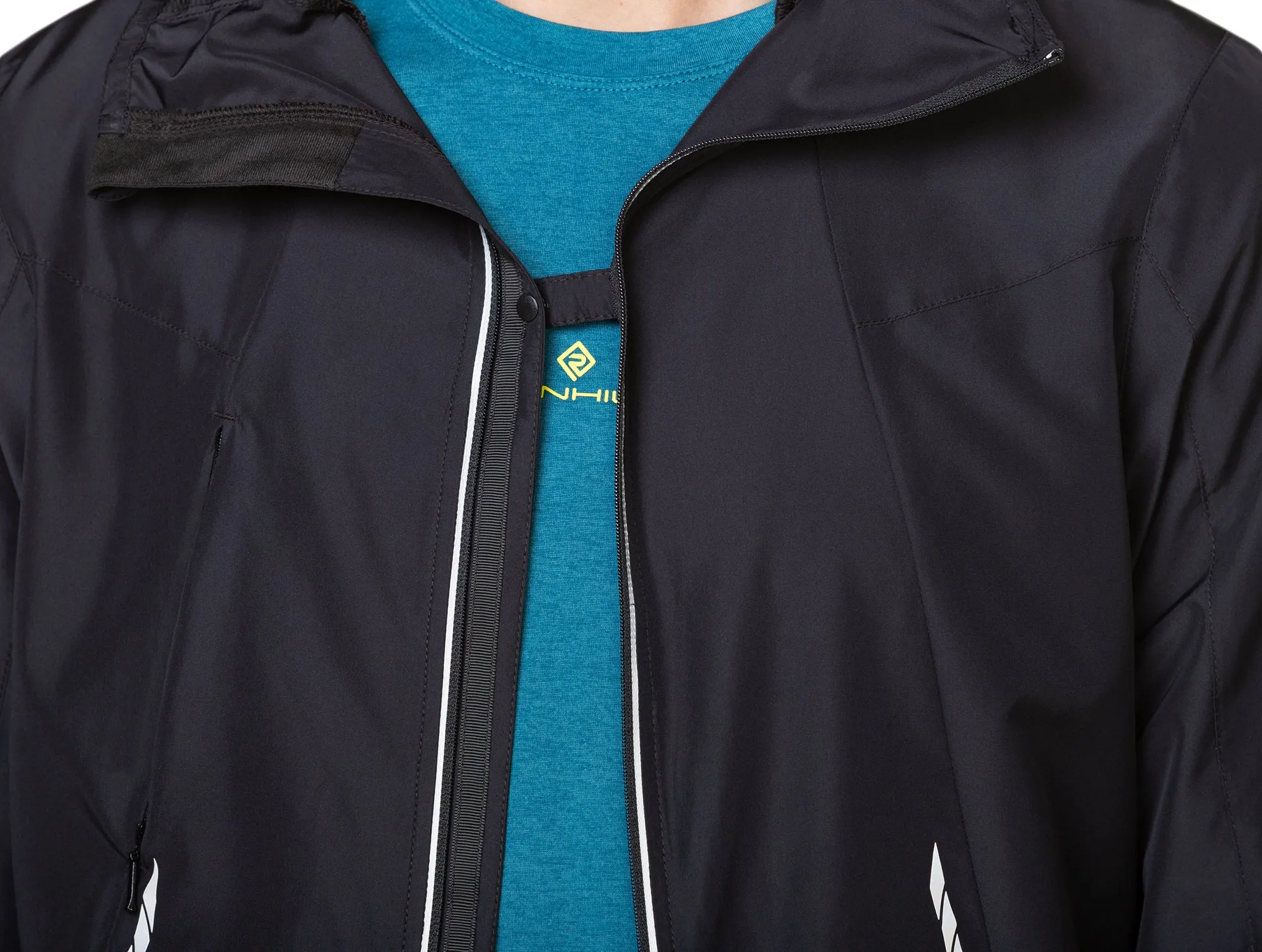 Clothing Ronhill  Men Ronhill Tech Reflect Mens Running Jacket - Black