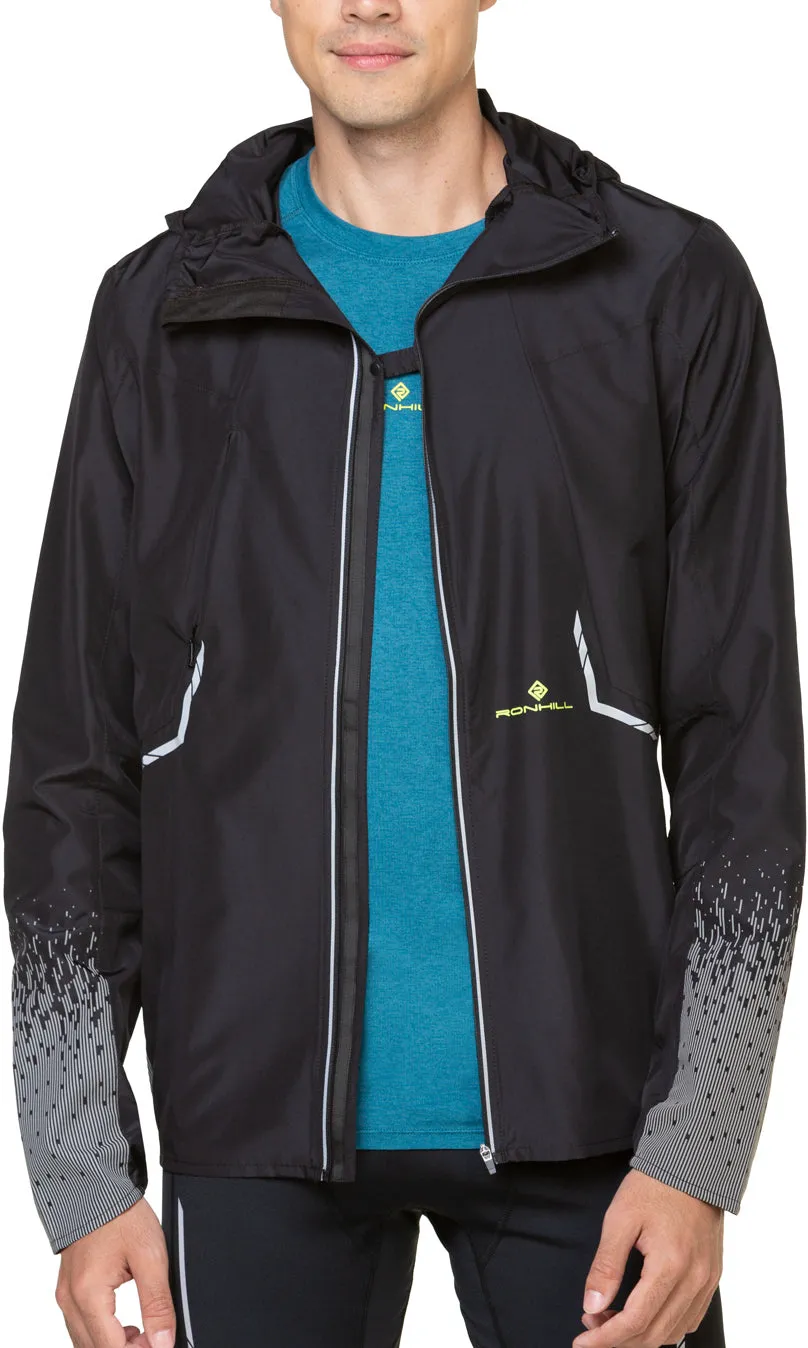 Clothing Ronhill  Men Ronhill Tech Reflect Mens Running Jacket - Black