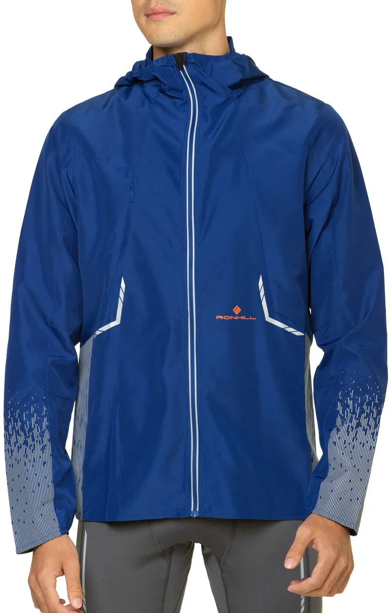 Clothing Ronhill  Men Ronhill Tech Reflect Mens Running Jacket - Blue