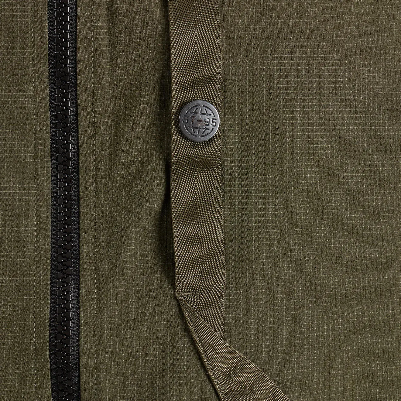 Clothing St95 Men ST95 4 Way Stretch Zip Through Jacket Olive