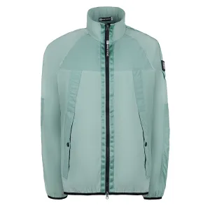 Clothing St95 Men ST95 4 Way Stretch Zip Through Mid Green