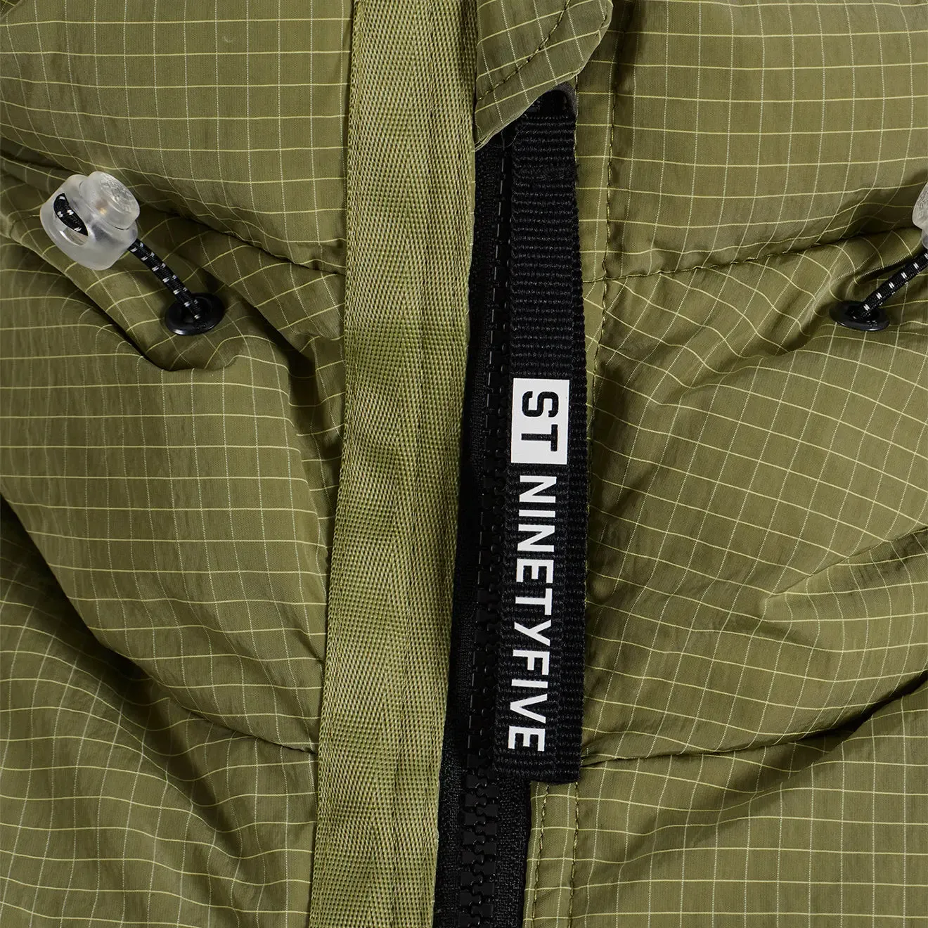 Clothing St95 Men ST95 Hooded Puffer Light Green