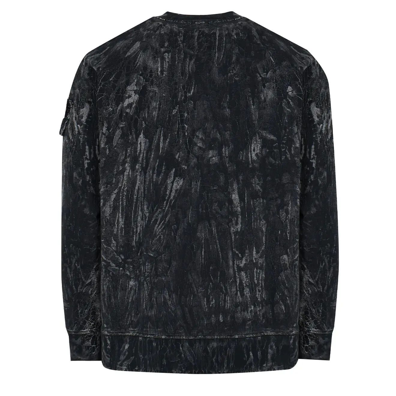 Clothing St95 Men ST95 Oversized Plaster Crew Sweat Black