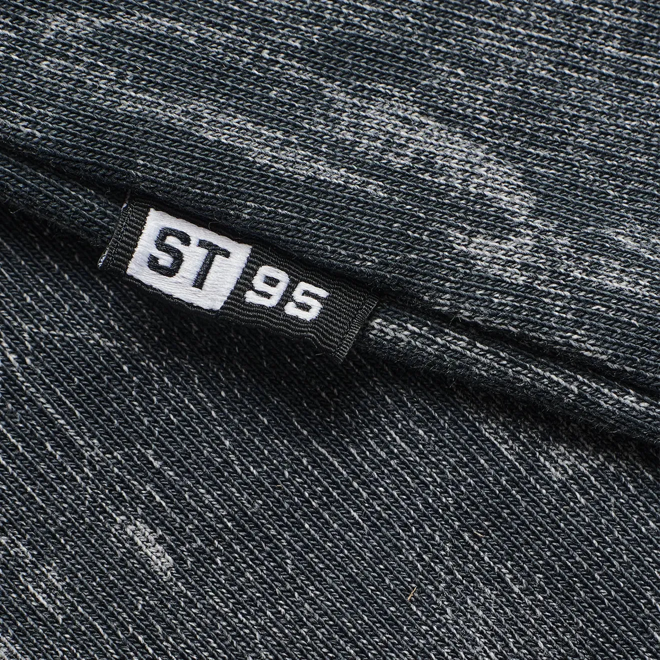 Clothing St95 Men ST95 Oversized Plaster Crew Sweat Black