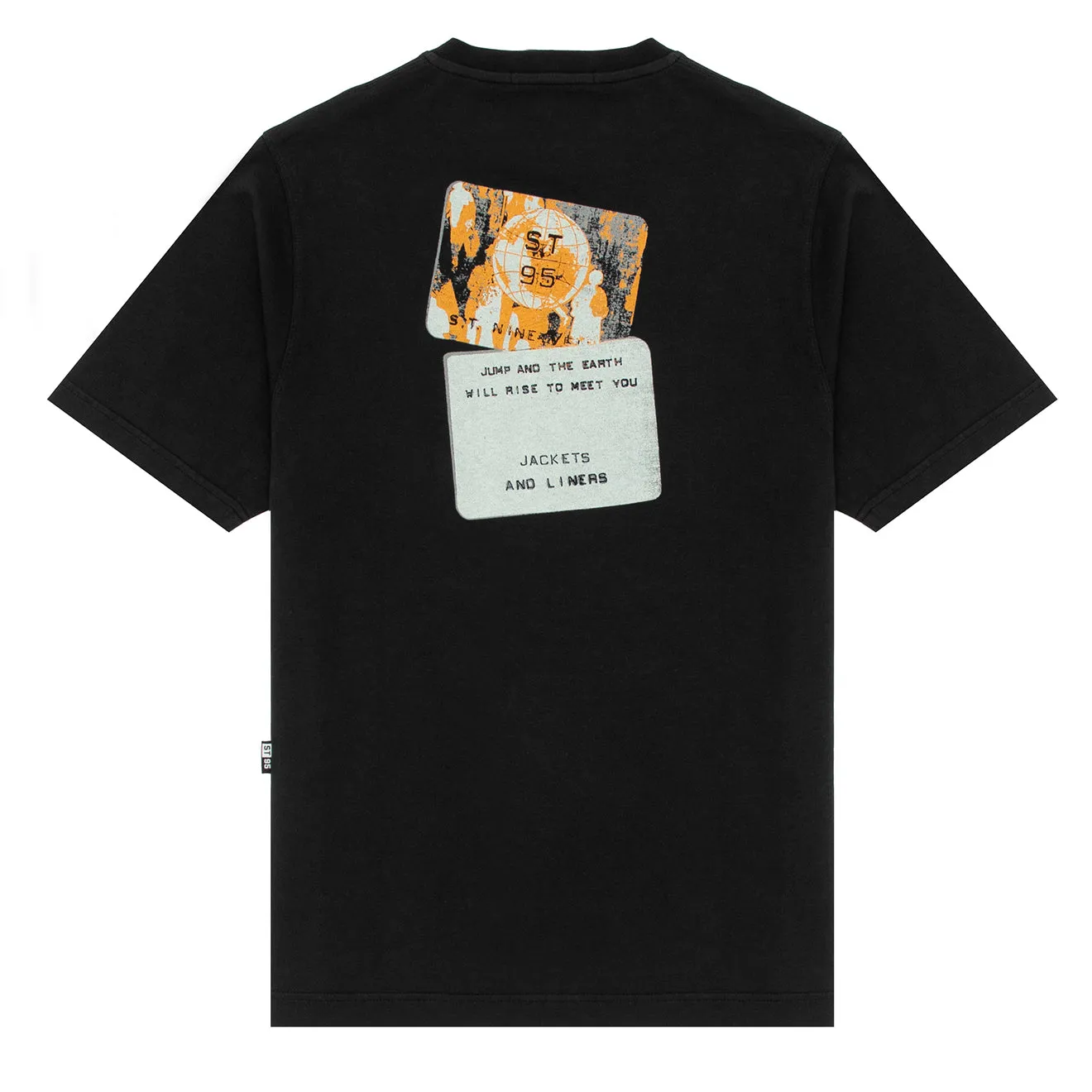 Clothing St95 Men ST95 SS Etichetta Tee Black