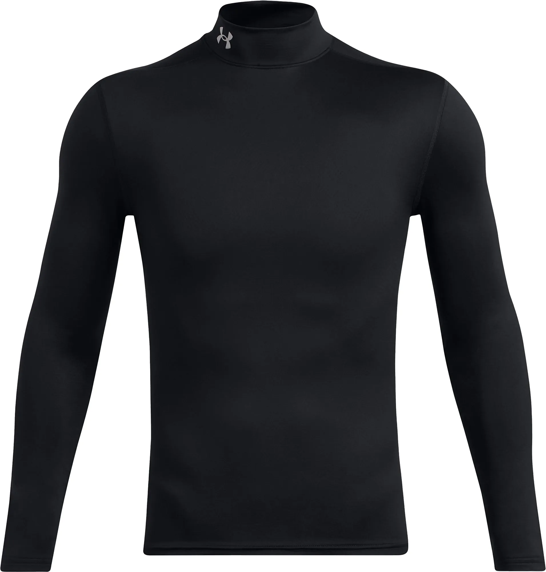 Clothing Under Armour  Men Under Armour ColdGear Elite Compression Mock Long Sleeve Mens Running Top - Black