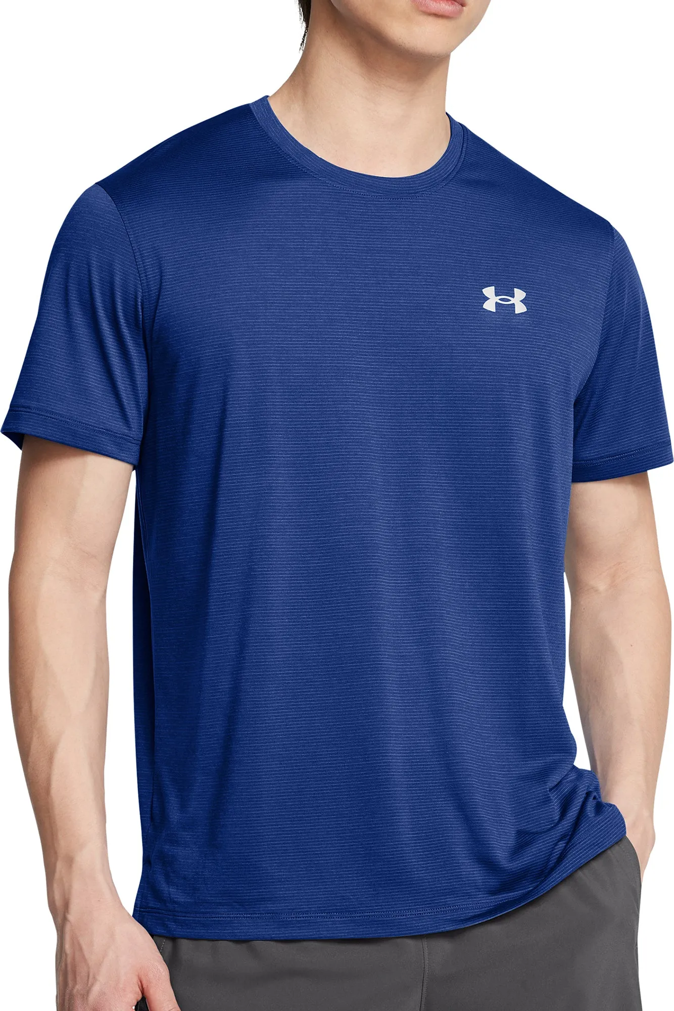 Clothing Under Armour  Men Under Armour Launch Short Sleeve Mens Running Top - Blue