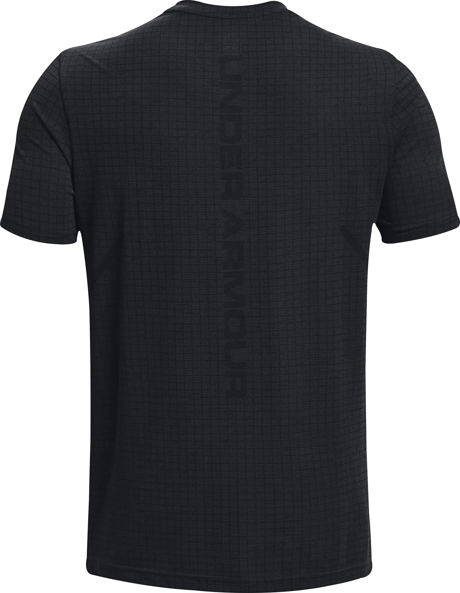 Clothing Under Armour  Men Under Armour Seamless Grid Short Sleeve Mens Training Top - Black