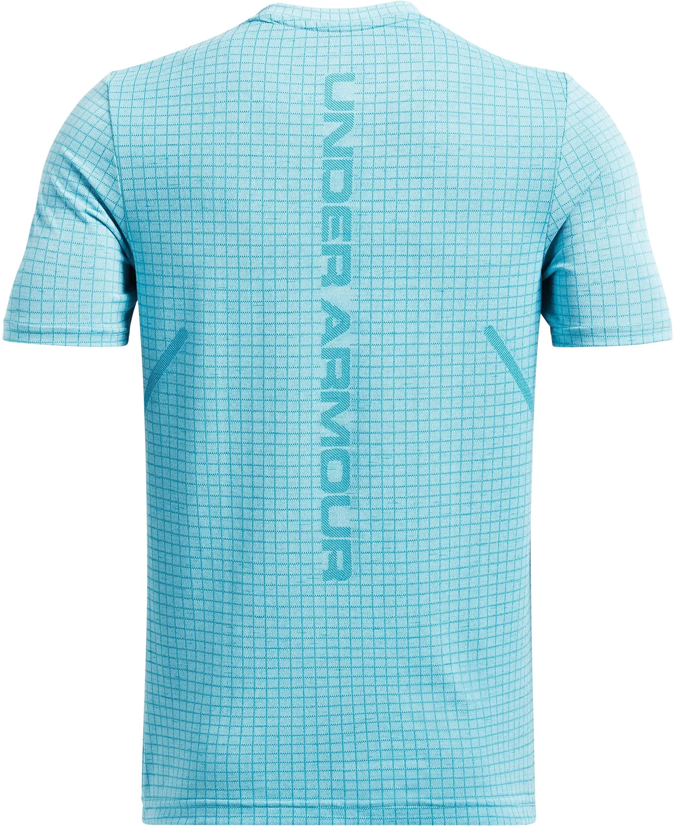 Clothing Under Armour  Men Under Armour Seamless Grid Short Sleeve Mens Training Top - Blue