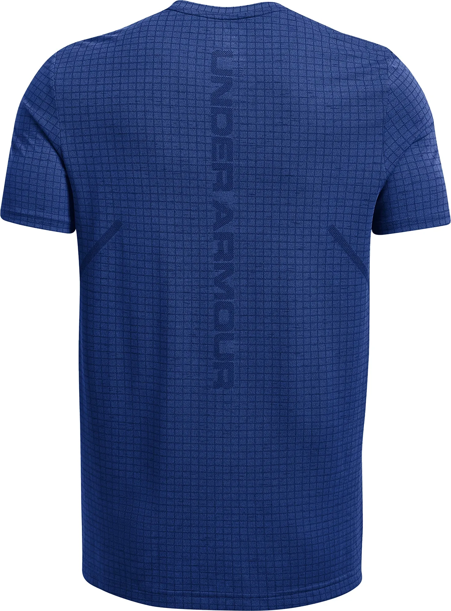 Clothing Under Armour  Men Under Armour Seamless Grid Short Sleeve Mens Training Top - Blue
