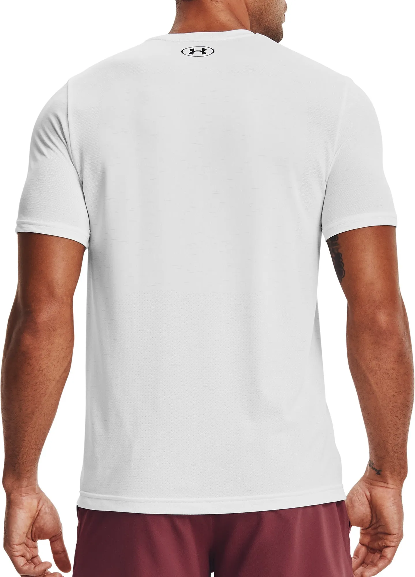 Clothing Under Armour  Men Under Armour Seamless Short Sleeve Mens Training Top - White