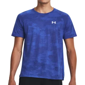 Clothing Under Armour  Men Under Armour Streaker Speed Camo Short Sleeve Mens Running Top - Blue