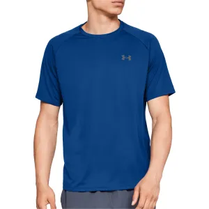 Clothing Under Armour  Men Under Armour Tech 2.0 Short Sleeve Mens Training Top - Blue