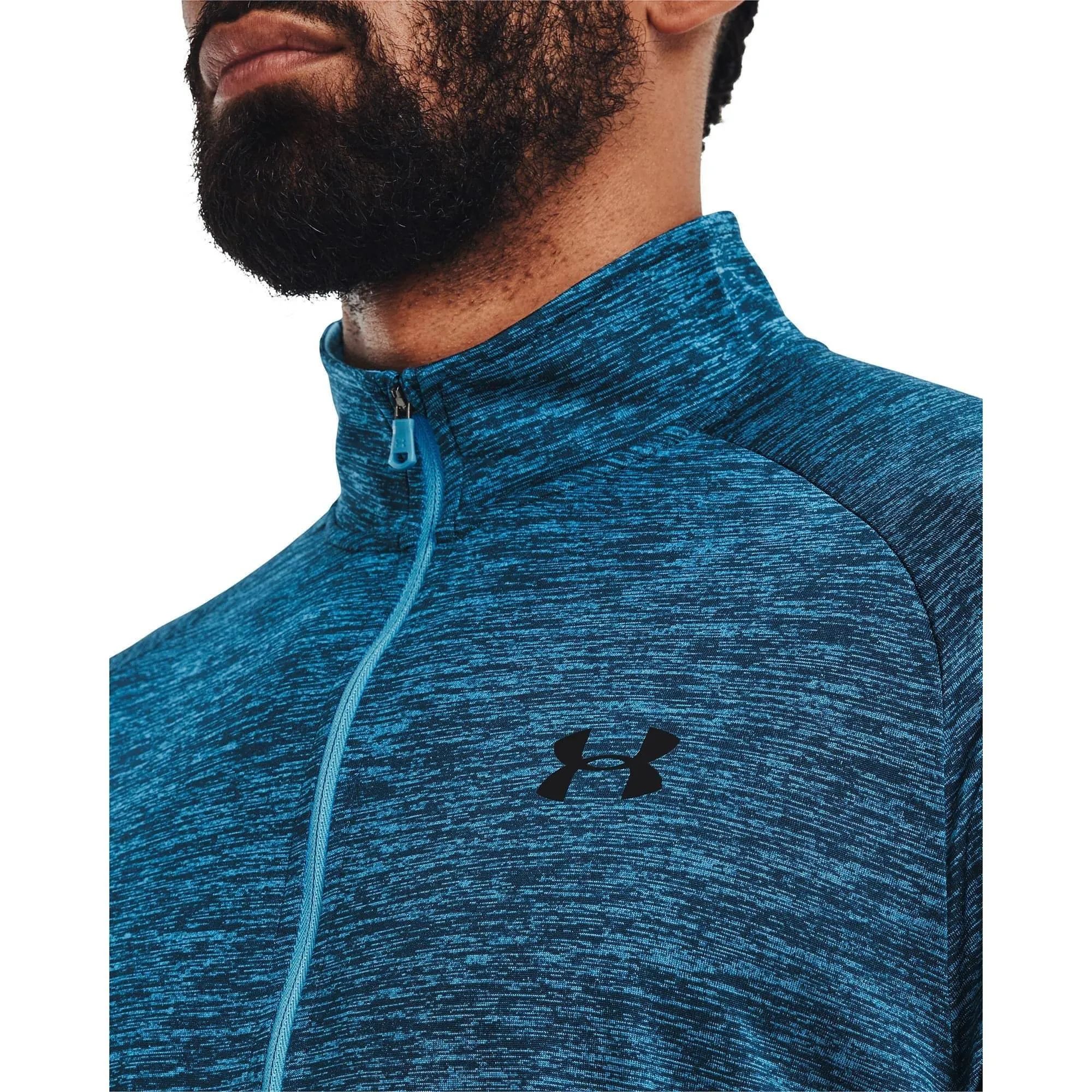 Clothing Under Armour  Men Under Armour Tech Half Zip Long Sleeve Mens Training Top - Blue
