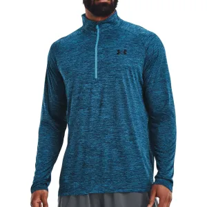 Clothing Under Armour  Men Under Armour Tech Half Zip Long Sleeve Mens Training Top - Blue