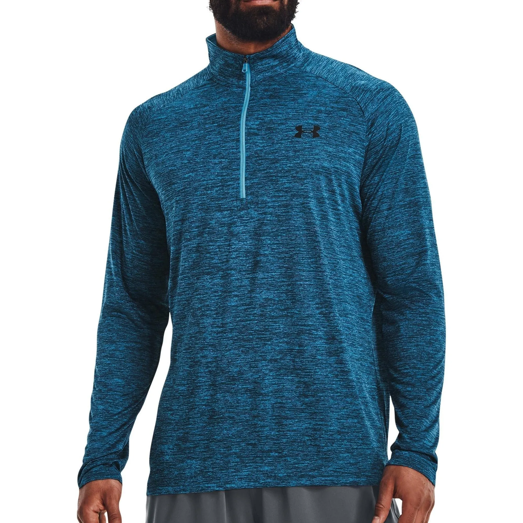 Clothing Under Armour  Men Under Armour Tech Half Zip Long Sleeve Mens Training Top - Blue