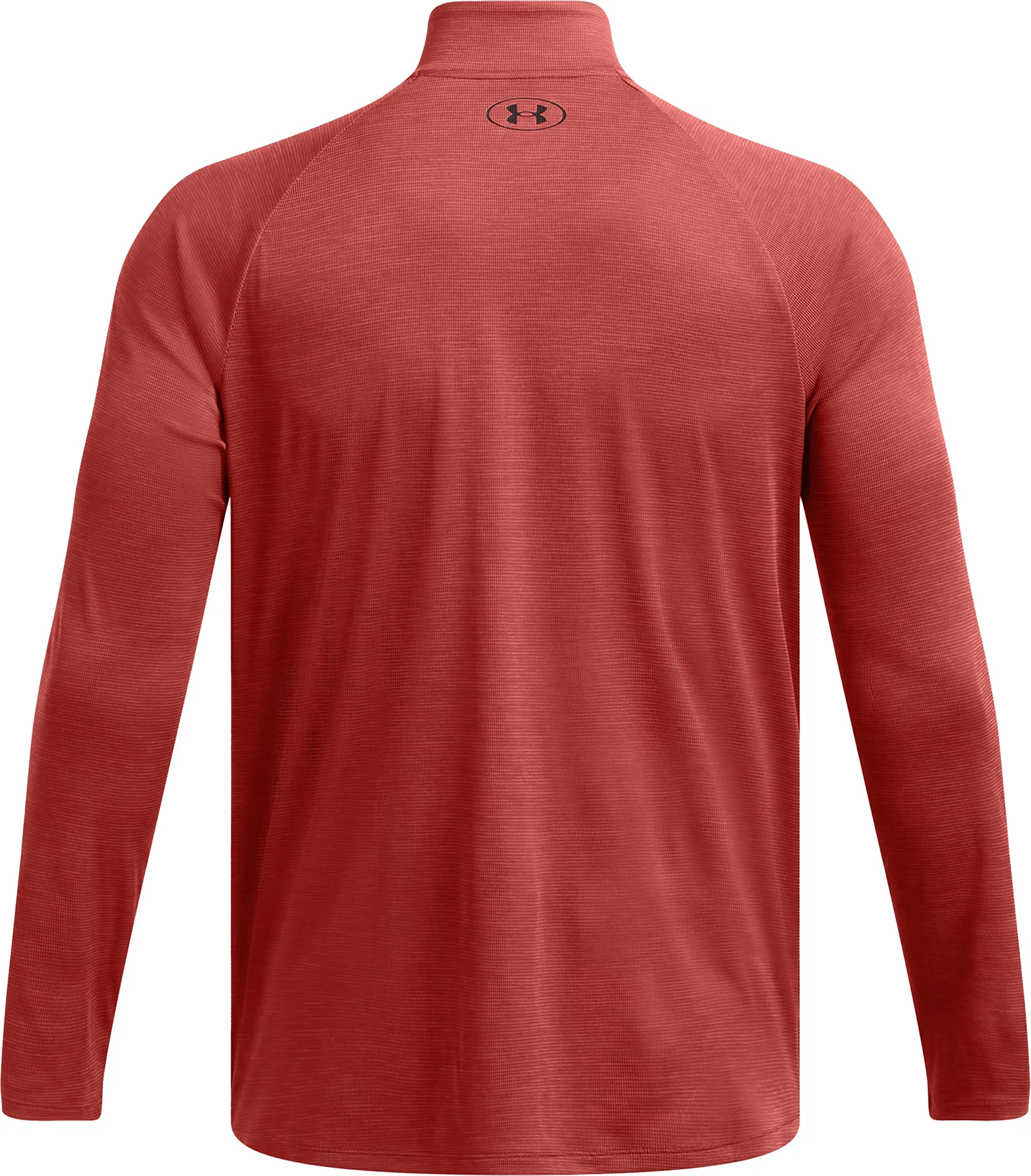 Clothing Under Armour  Men Under Armour Tech Textured Half Zip Long Sleeve Mens Running Top - Orange