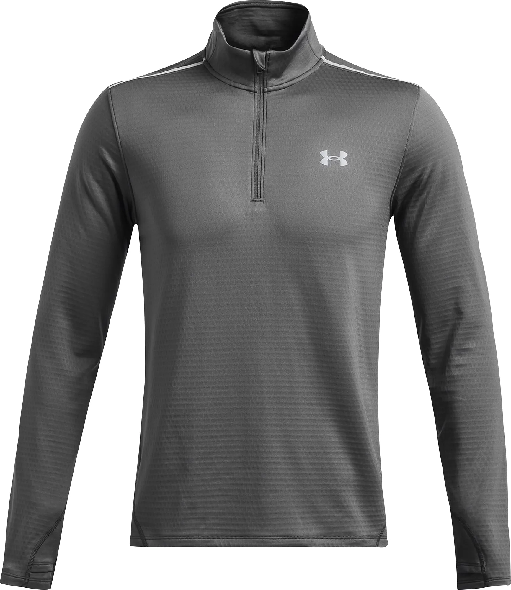 Clothing Under Armour  Men Under Armour Vanish Cold Weather Half Zip Long Sleeve Mens Running Top - Grey