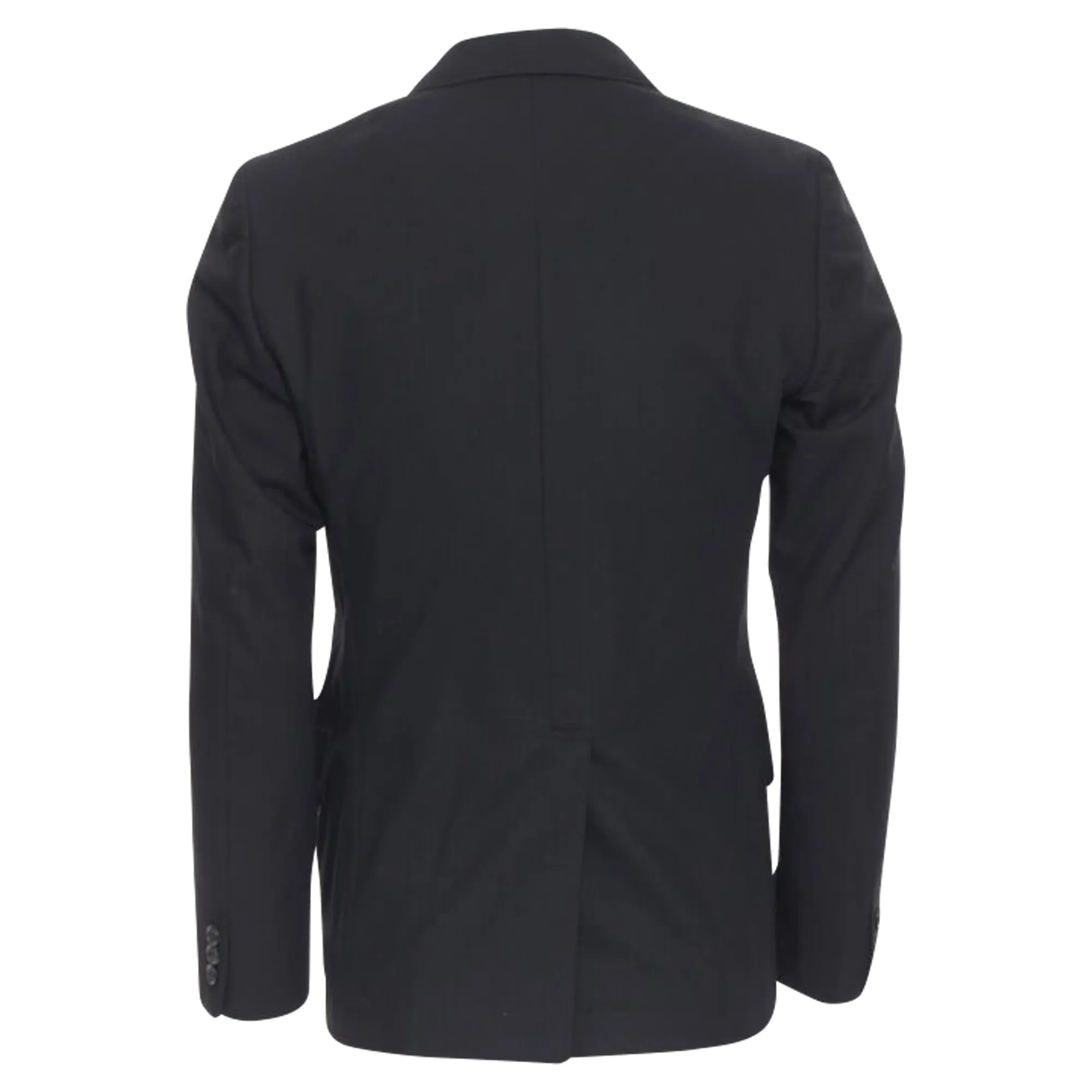 Comme Des Garcons pinstripe wool sportswear construction blazer