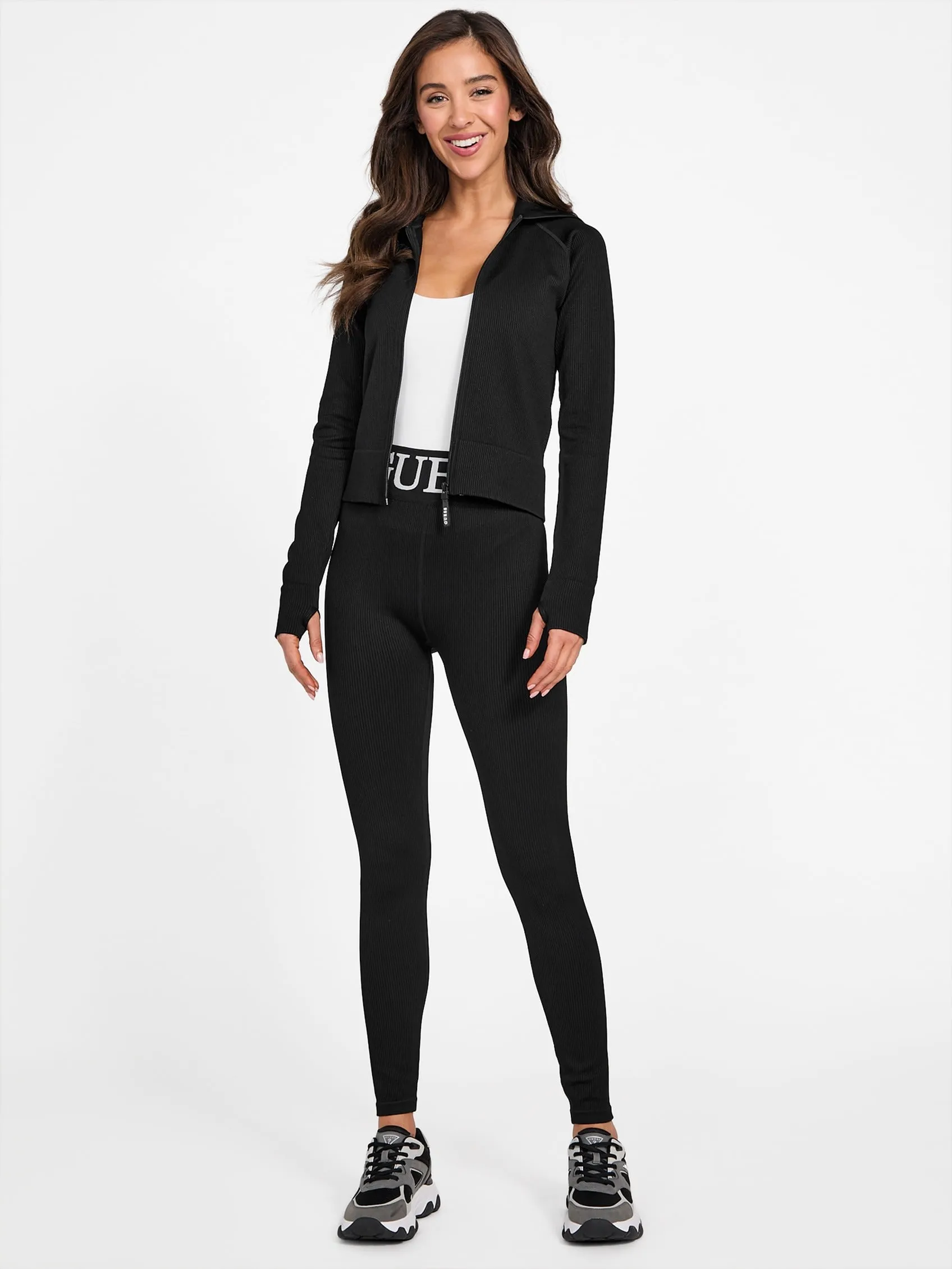 Cordova Rib-Knit Zip Jacket