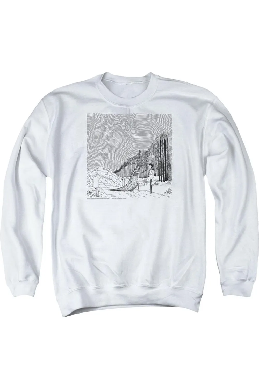 Corpse Bride My Darling Adult Crewneck Sweatshirt