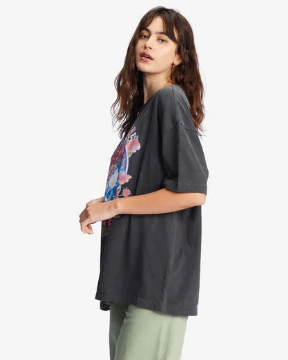 Cosmic Garden Oversized Boyfriend T-Shirt