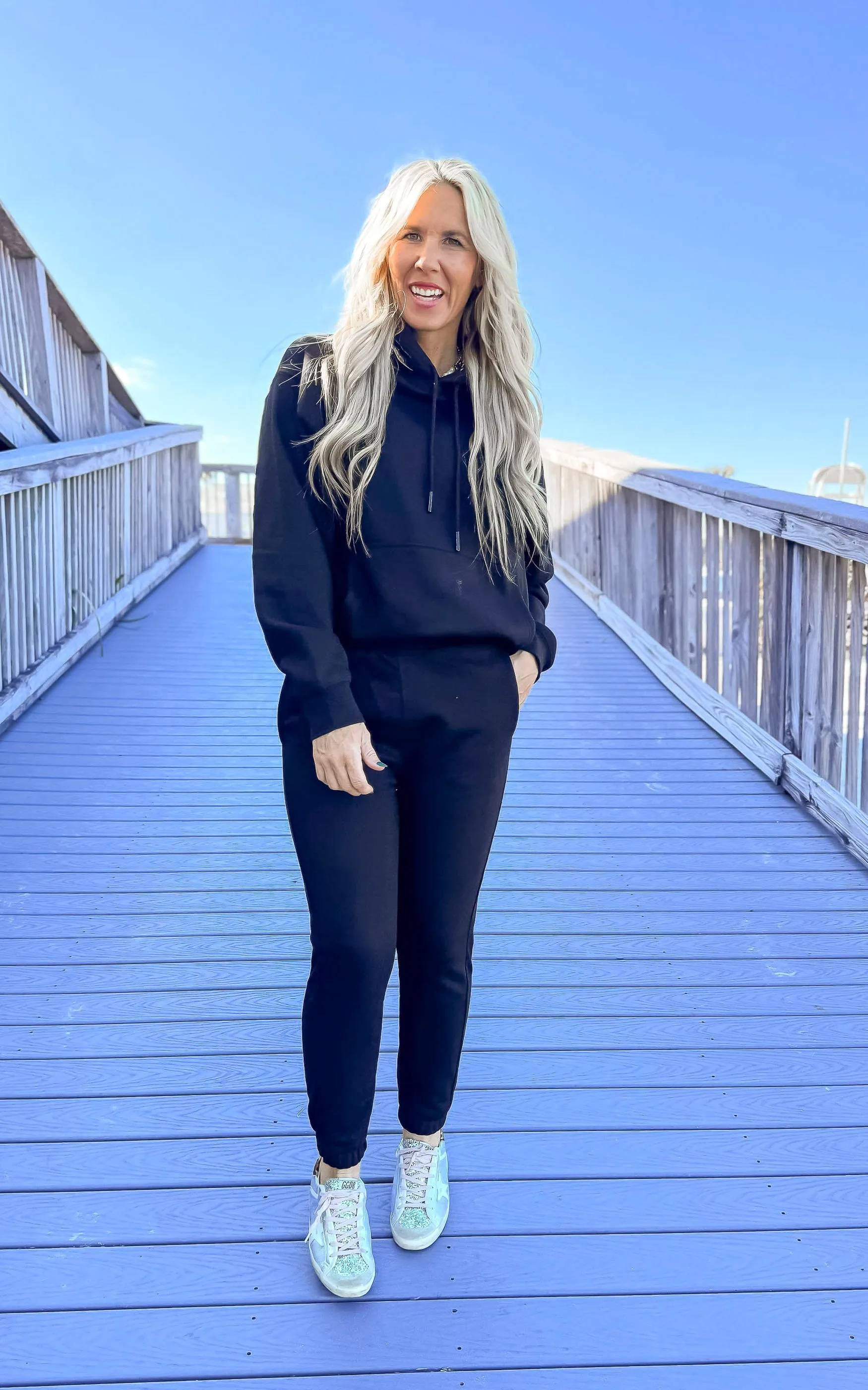 Cotton Blend Drop Shoulder Hoodie | MONO B** - Final Sale