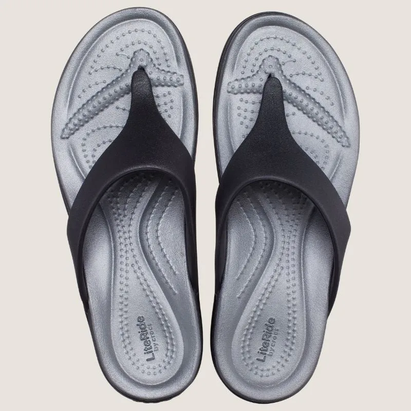Crocs Boca Wedge Flip Shoes_Crocs