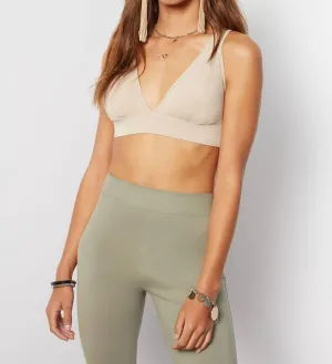 Dakota Bralette In Oxford Tan