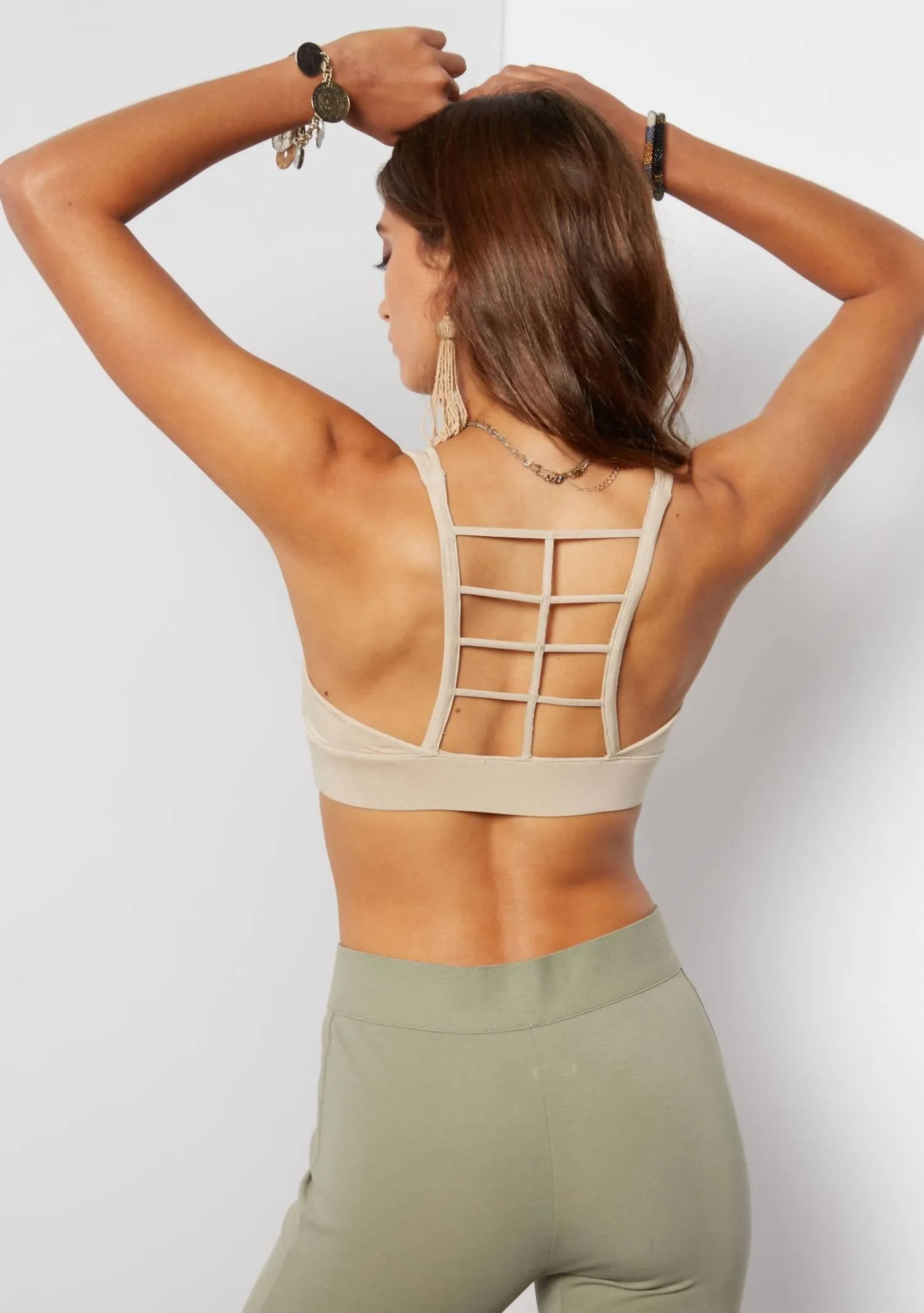 Dakota Bralette In Oxford Tan