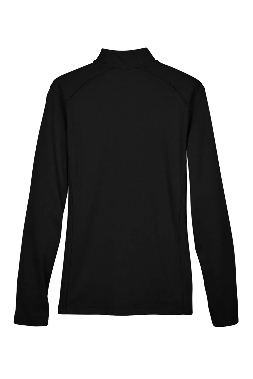 Devon & Jones Womens DryTec20 Performance Moisture Wicking 1/4 Zip Sweatshirt - Black