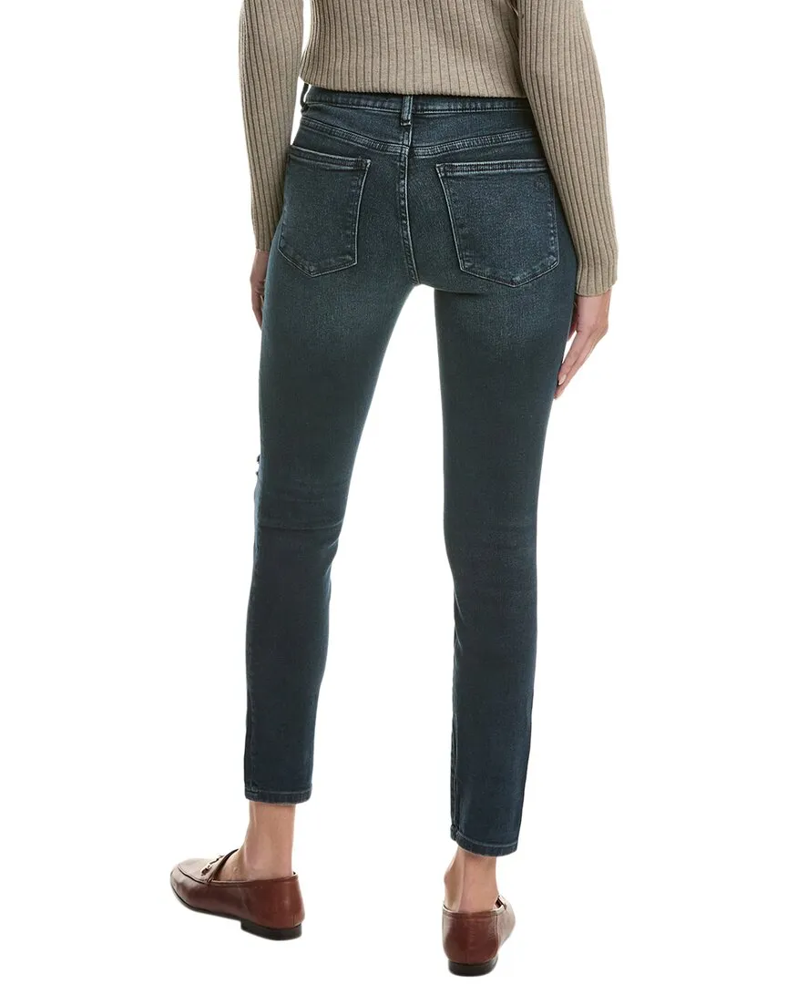DL1961 Florence Skinny Dark Creek Busted Mid-Rise Instasculpt Ankle Cut Jean
