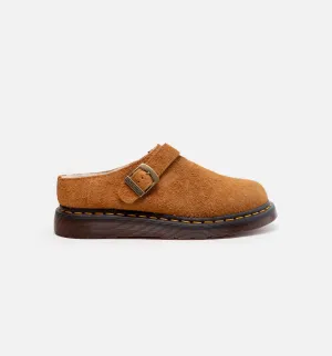 Dr Martens Shoes Isham Faux Shearling Lined Suede Slingback Mens Lifestyle Shoe - Pecan Brown